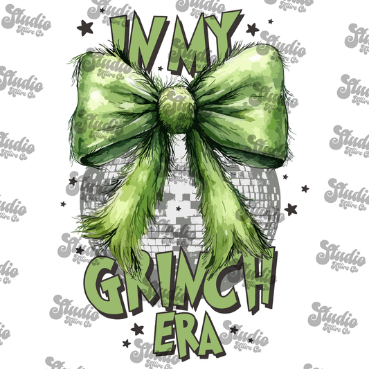 Grinch era, DTF Heat Transfer