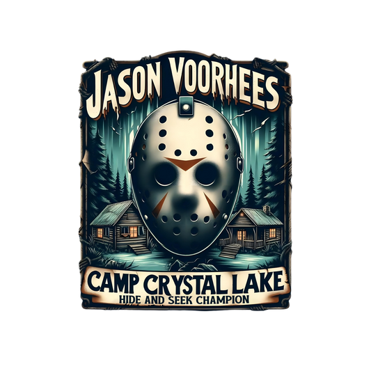 Jason, Horror, Heat transfer, press and peel, DIY, Shirt design