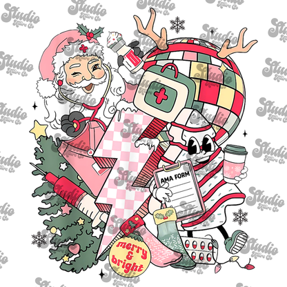 Christmas mix, DTF Heat Transfer