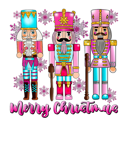 Christmas nutcracker, heat transfer, press and peel