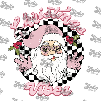 Christmas vibes, DTF Heat Transfer
