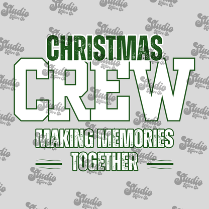 Christmas Crew-green, DTF Heat Transfer
