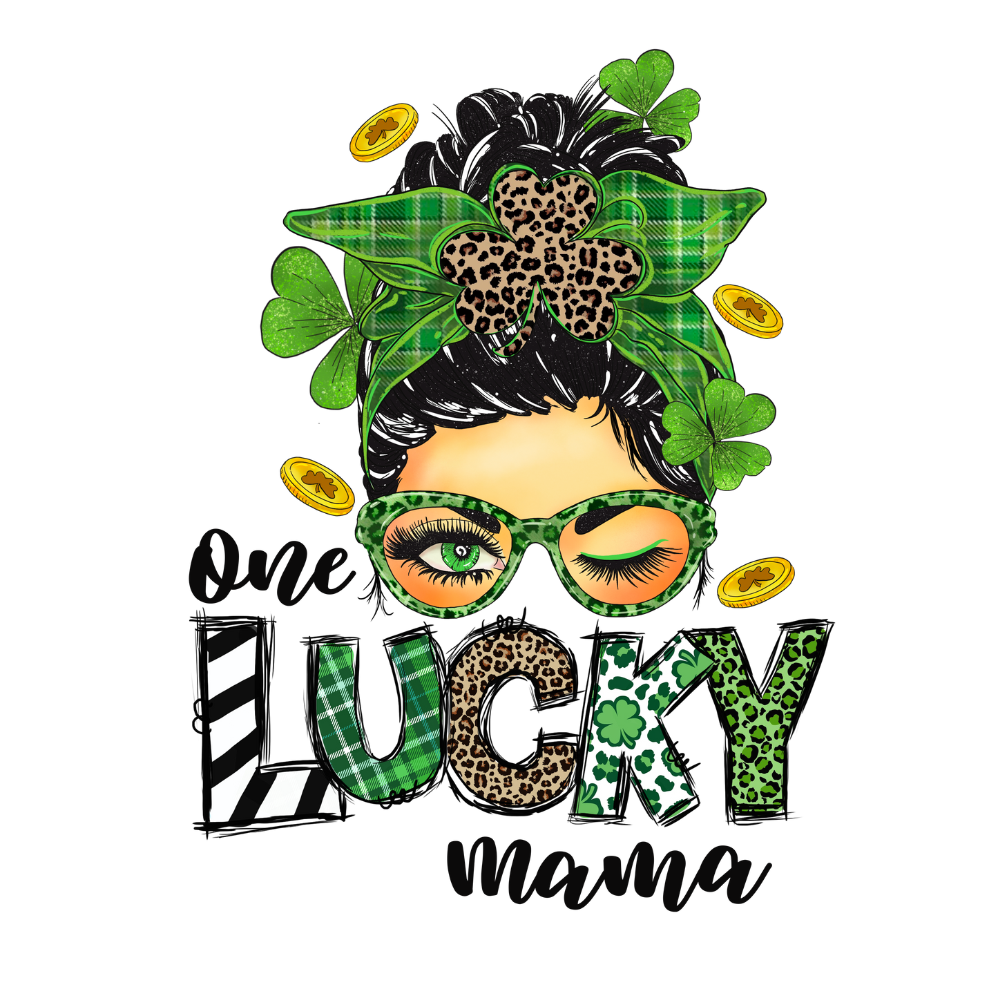 Lucky, St. Patty, heat transfer, press and peel, no shirt, made to order