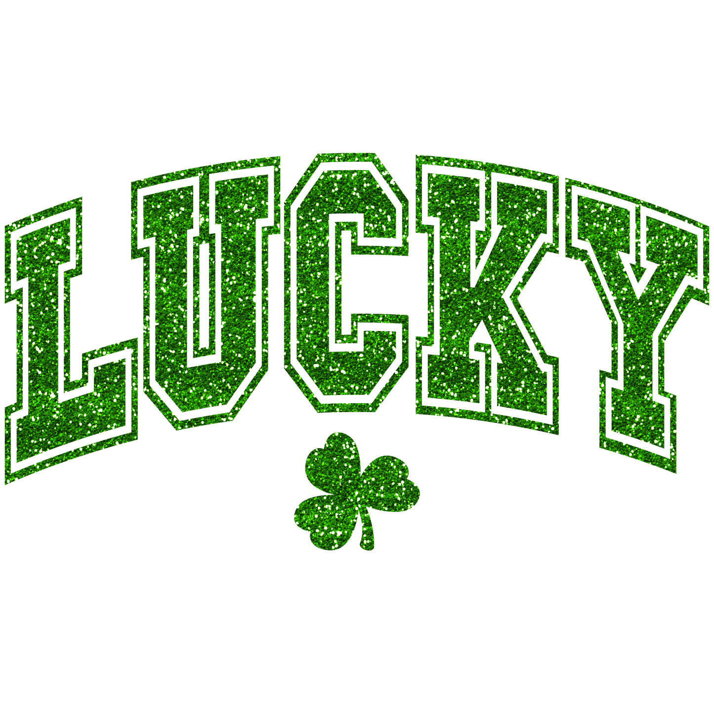 Lucky, St. Patty, heat transfer, press and peel, no shirt, made to order