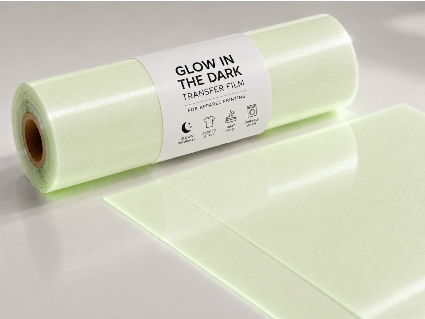 Custom DTF Transfer - Glow-In-The-Dark Film - Cold Peel