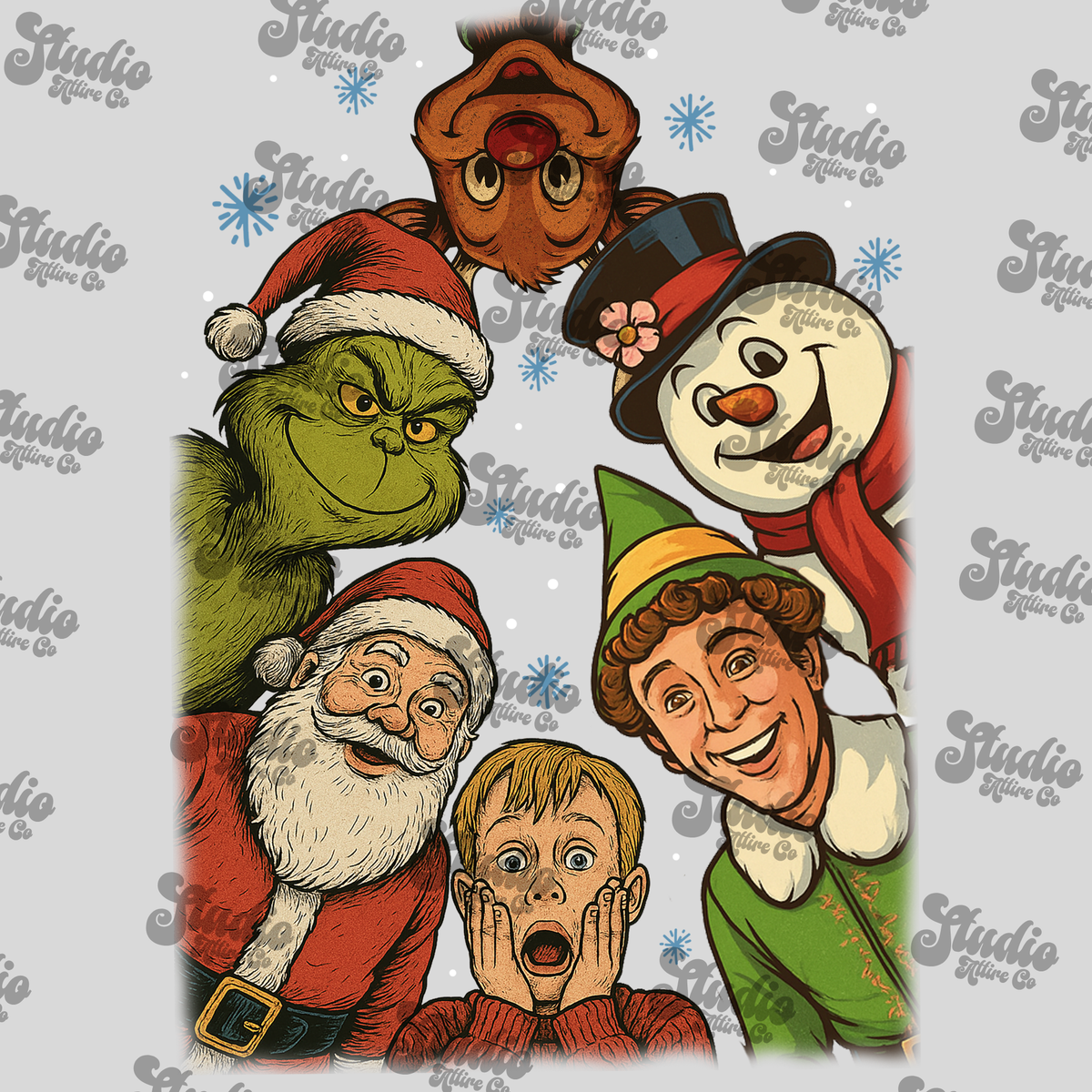 Christmas crew, DTF Heat Transfer