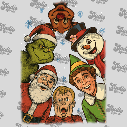 Christmas crew, DTF Heat Transfer
