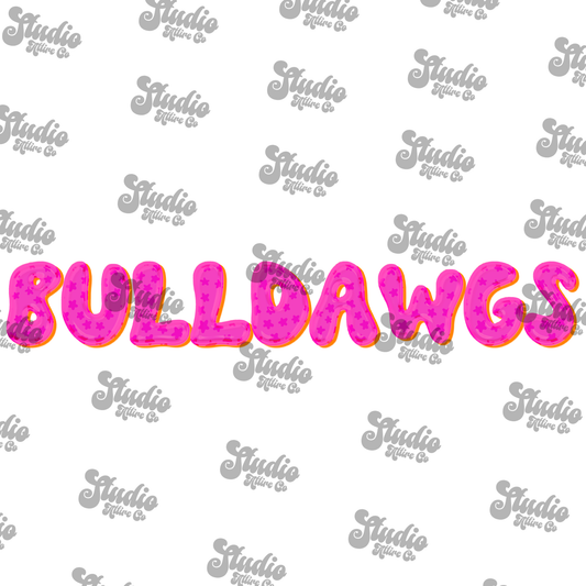 Bulldawgs, DTF Heat Transfer