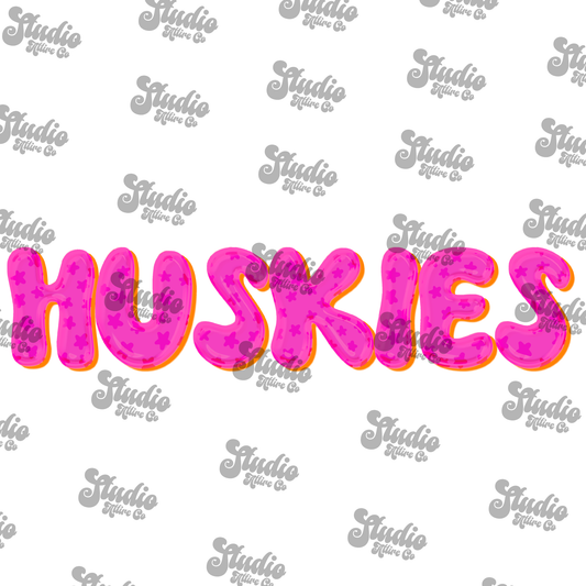 Huskies, DTF Heat Transfer