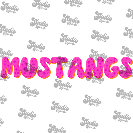 Mustangs, DTF Heat Transfer
