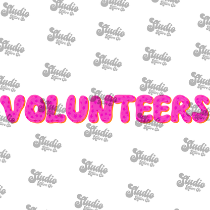 Bubble Volunteers, DTF Heat Transfer