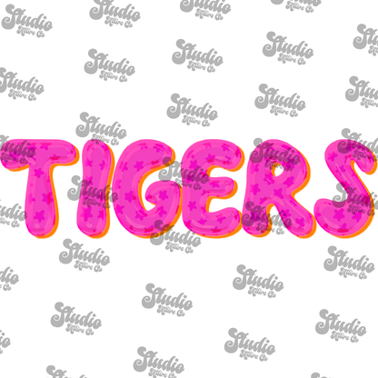 Bubble Tigers, DTF Heat Transfer