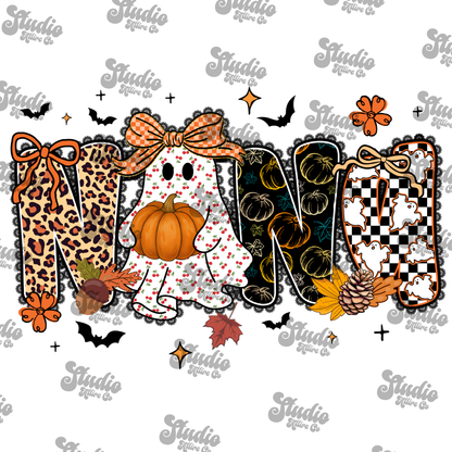 Preppy Halloween Names, DTF Heat Transfer