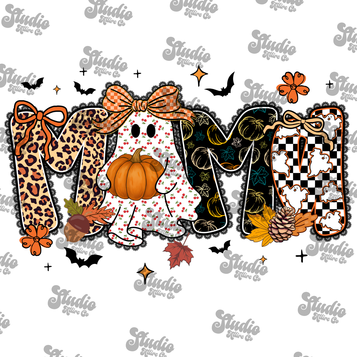 Preppy Halloween Names, DTF Heat Transfer