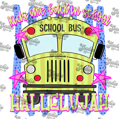 Kids are back in school hallelujah, DTF Heat Transfer