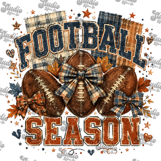 Football Season, DTF Heat Transfer