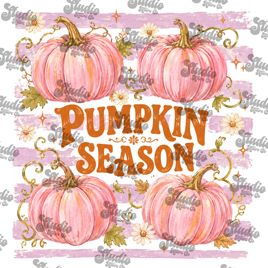 Pumpkin Season, DTF Heat Transfer