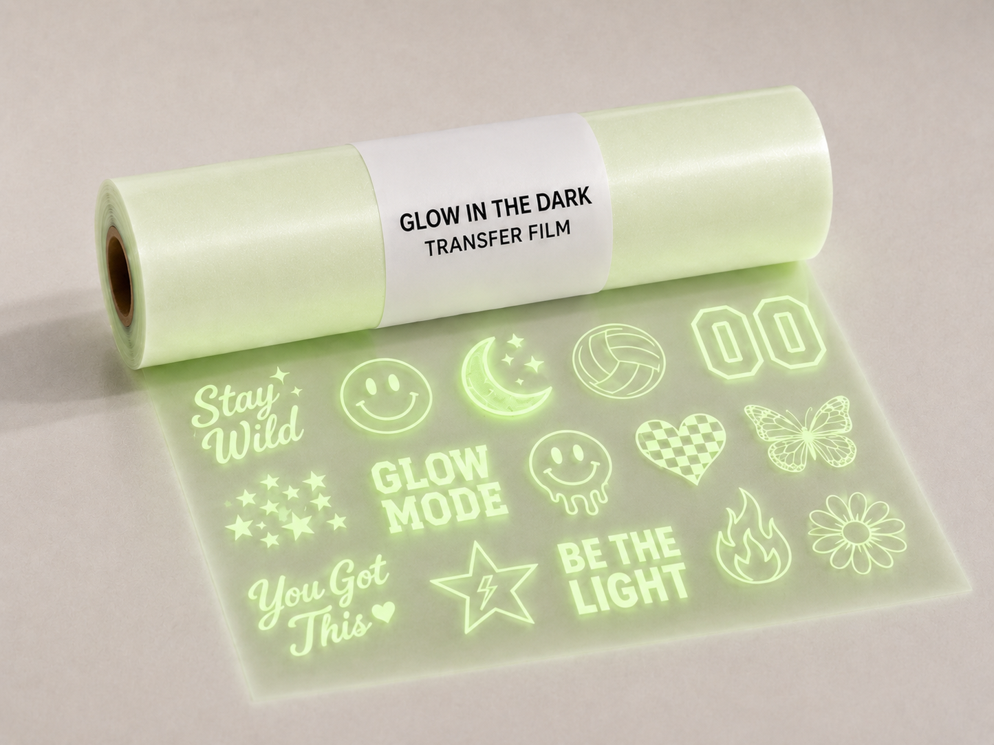 Glow-In-The-Dark Rolling Gang Sheet