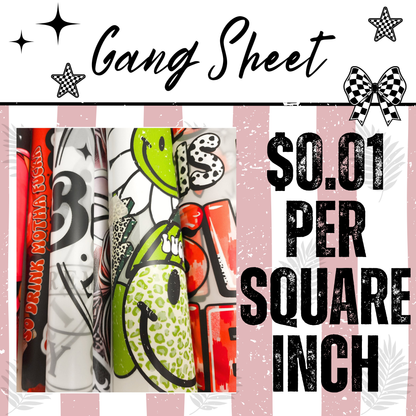 Rolling Gang Sheet