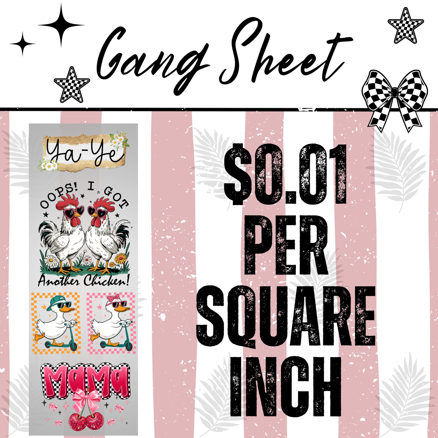 Rolling Gang Sheet