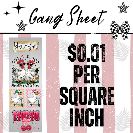 Rolling Gang Sheet