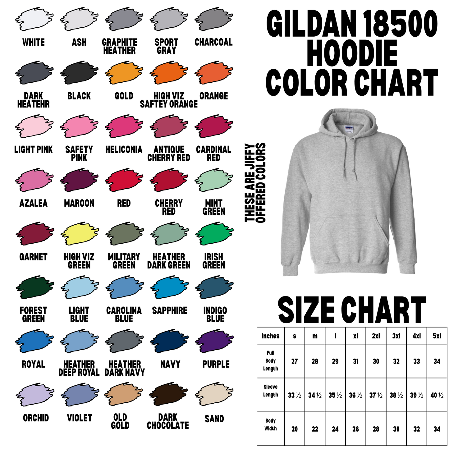 Gildan 18500 | Hoodie