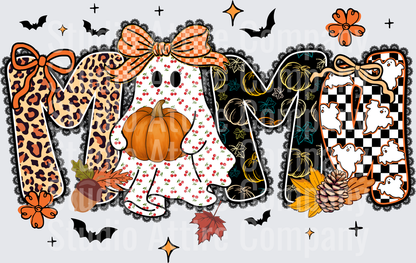 Preppy Halloween Names, DTF Heat Transfer - Raw Image