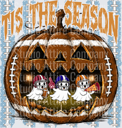 HalloweenTown Pumpkin EST 1998, DTF Heat Transfer - Raw Image
