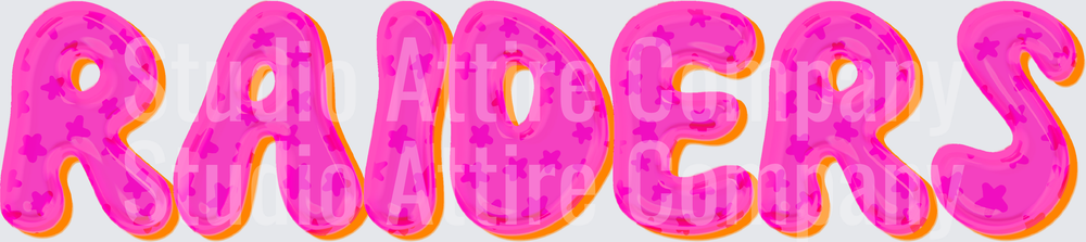 Bubble Raiders, DTF Heat Transfer - Raw Image